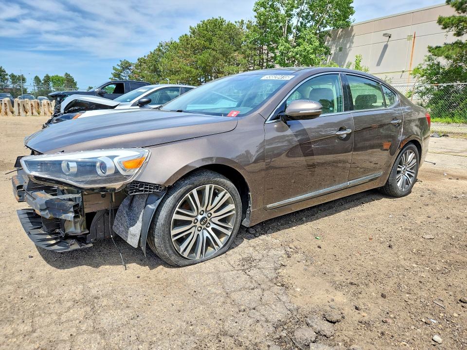 2014 Kia Cadenza VIN KNALN4D79E5166117 COPART salvage auction — MECHANICAL, Il - Certificate Of Title, sold $400 on 2026-07-07 (photo 1)