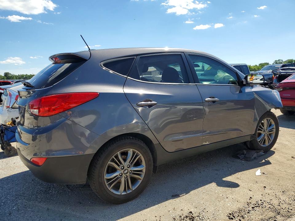 2014 Hyundai Tucson VIN KM8JTCAF0EU940763 COPART salvage auction — FRONT END, IN - CERT OF TITLE-SALVAGE TITLE, sold $825 on 2026-07-27 (photo 3)