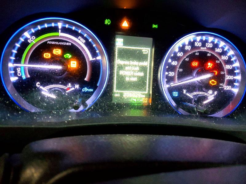 2019 Toyota Highlander hybrid VIN 5TDDGRFH3KS069814 COPART salvage auction — FRONT END, ON - PERMIT SALVAGE, sold $4,800 on 2026-07-14 (photo 9)