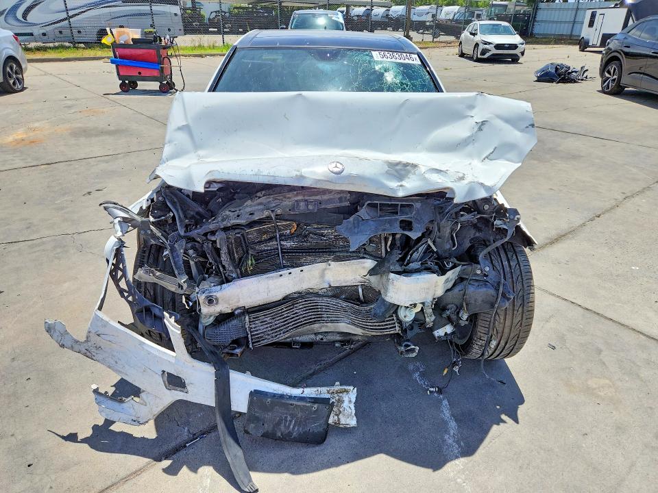 2014 Mercedes-benz C-klasse VIN WDDGF4HB0ER320390 COPART salvage auction — FRONT END, Ca - Salvage Certificate, sold $550 on 2026-07-06 (photo 5)