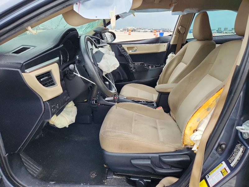 2016 Toyota Corolla VIN 2T1BURHE0GC619540 COPART salvage auction — SIDE, TX - SALVAGE VEHICLE TITLE (P), sold $950 on 2026-07-09 (photo 7)
