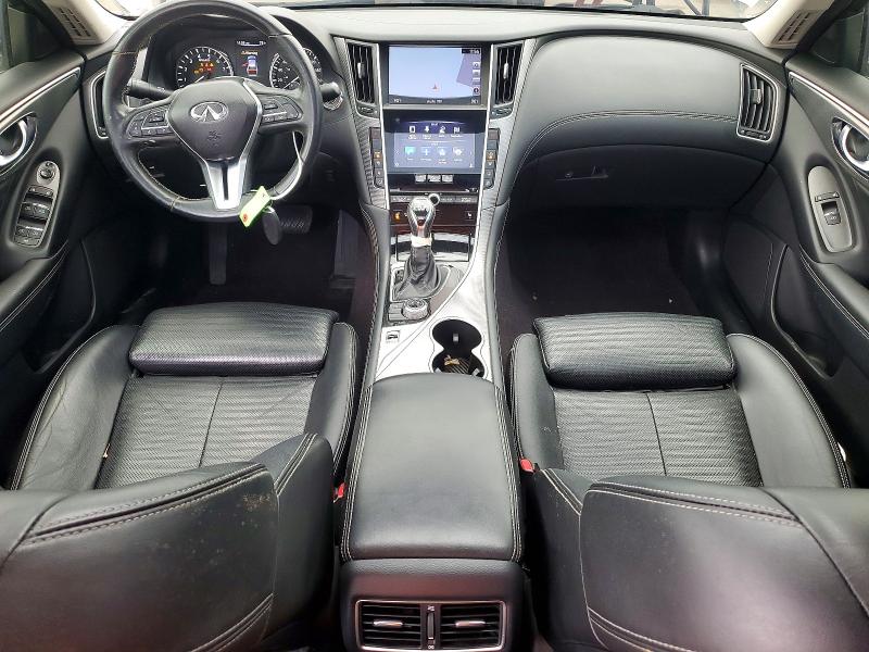 2018 Infiniti Q50 VIN JN1EV7AR2JM438402 COPART salvage auction — MINOR DENT/SCRATCHES, Va - Certificate Of Title (P), sold $5,400 on 2026-07-10 (photo 8)