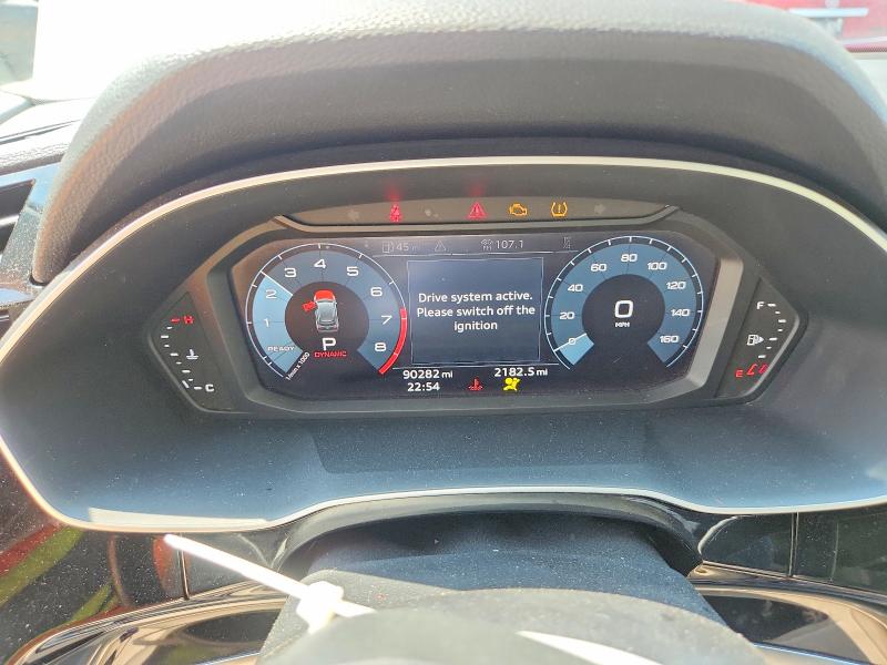 2020 Audi Q3 VIN WA1DECF31L1102356 COPART salvage auction — FRONT END, Salvage Title, sold $5,400 on 2026-07-16 (photo 9)