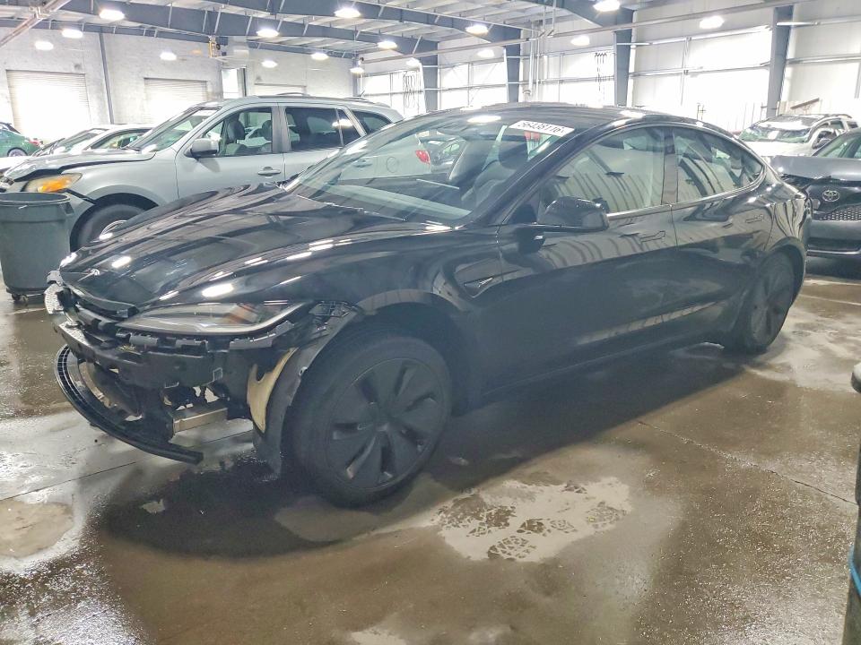 2024 Tesla Model 3 VIN 5YJ3E1EB9RF814712 COPART salvage auction — SIDE, Mn - Cert Of Title-Salvage, sold $250 on 2026-07-28 (photo 1)