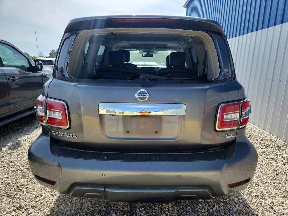2019 Nissan Armada VIN JN8AY2NC3K9587552 COPART salvage auction — HAIL, Mo - Certificate Of Title, sold $6,900 on 2026-07-06 (photo 6)