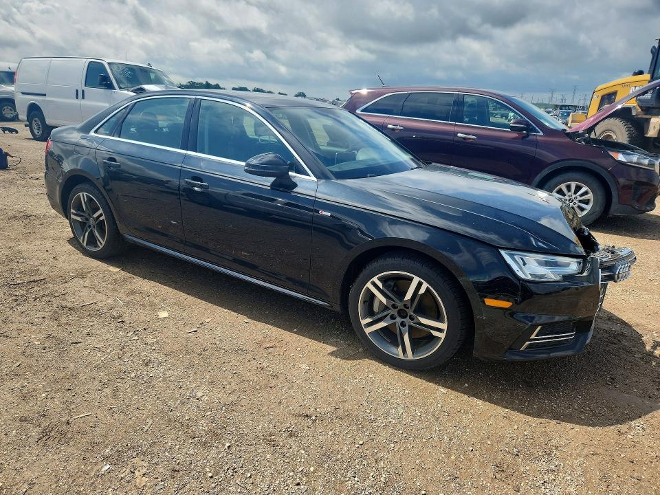 2017 Audi A4 VIN WAUENAF43HN038941 COPART salvage auction — FRONT END, Il - Salvage Certificate, sold $4,650 on 2026-07-21 (photo 4)