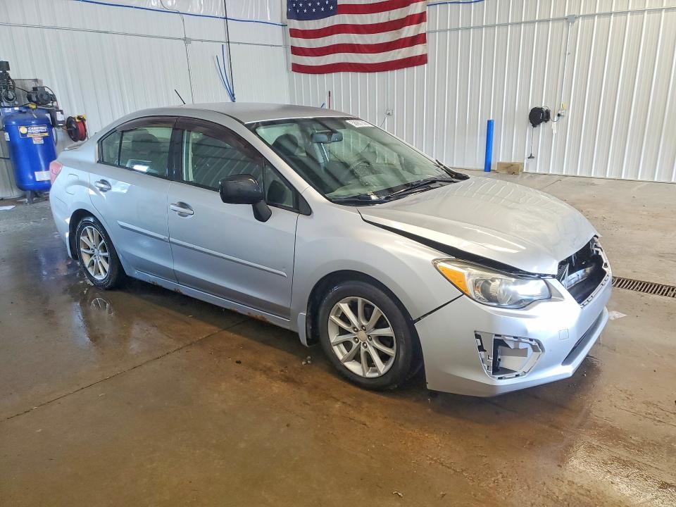 2013 Subaru Impreza VIN JF1GJAB65DH008692 COPART salvage auction — FRONT END, Pa - Certificate Of Salvage, sold $775 on 2026-07-15 (photo 4)