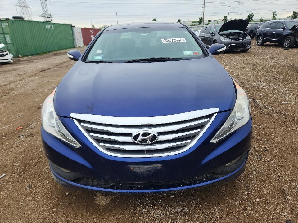 2014 Hyundai Sonata VIN 5NPEC4AC3EH817809 COPART salvage auction — UNDERCARRIAGE, IL - SALVAGE CERTIFICATE, sold $1,050 on 2026-07-16 (photo 5)