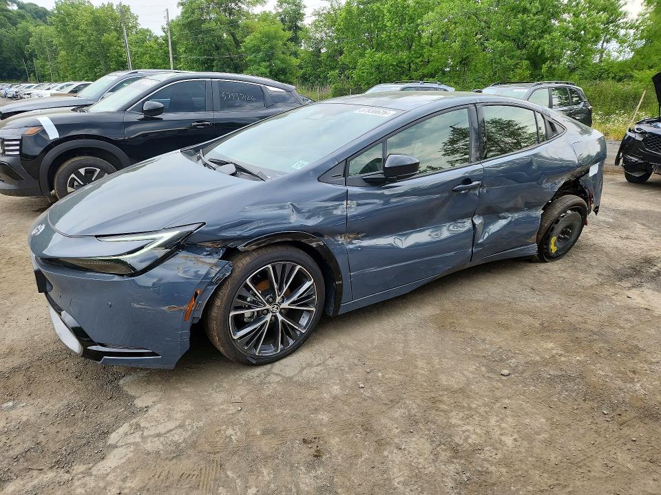 2026 Toyota Prius VIN JTDACAAU7T3077003 COPART salvage auction — SIDE, Nj - Cert Of Title-Salvage, sold $7,800 on 2026-07-09 (photo 1)