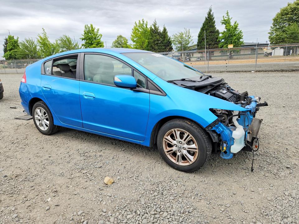 2010 Honda Insight VIN JHMZE2H77AS003407 COPART salvage auction — FRONT END, Or - Salvage Title Certificate, sold $200 on 2026-07-14 (photo 4)