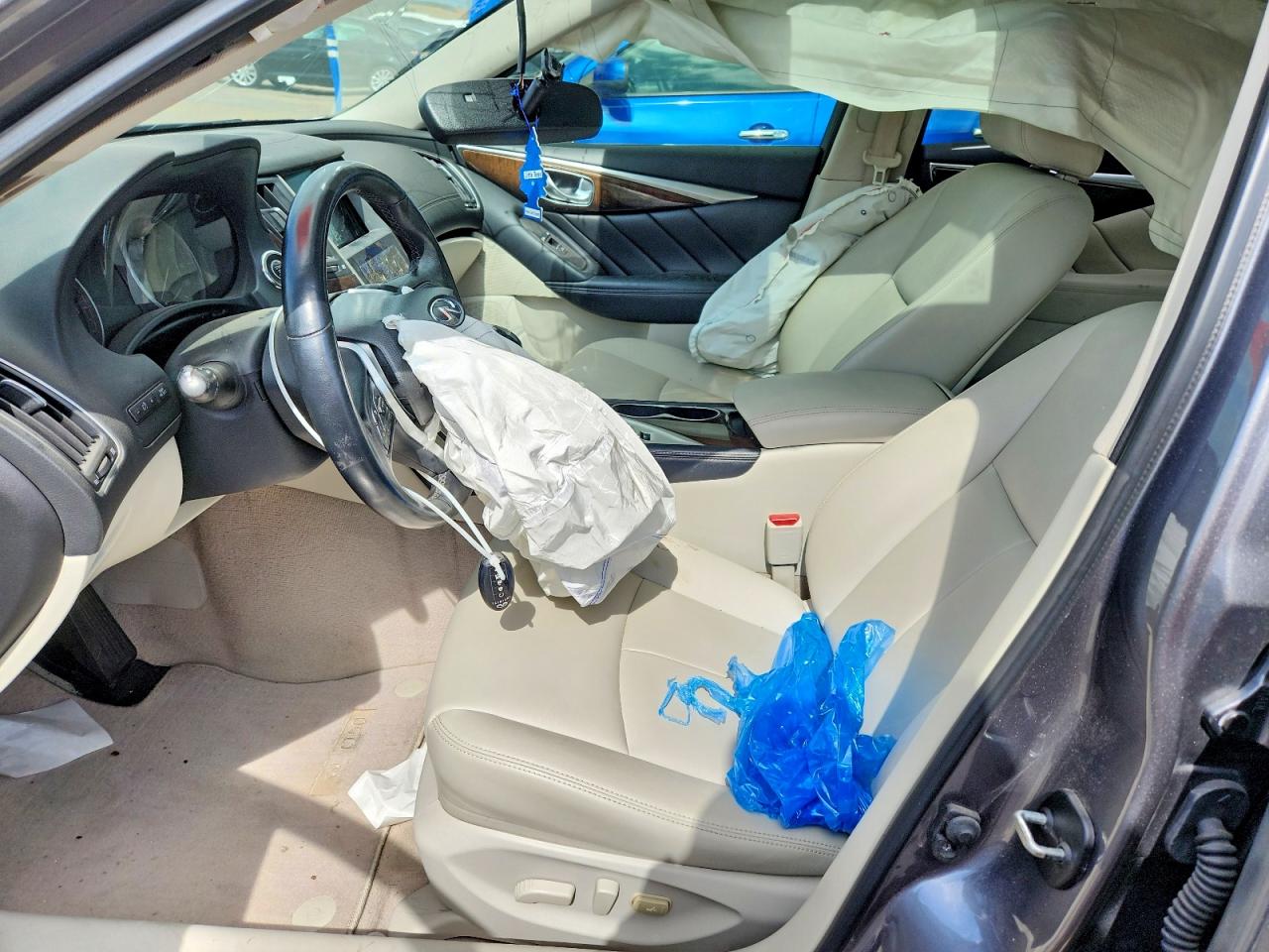 2018 Infiniti Q50 VIN JN1EV7AP8JM354910 COPART salvage auction — Side, TX - SALVAGE VEHICLE TITLE, sold $975 on 2026-07-09 (photo 7)