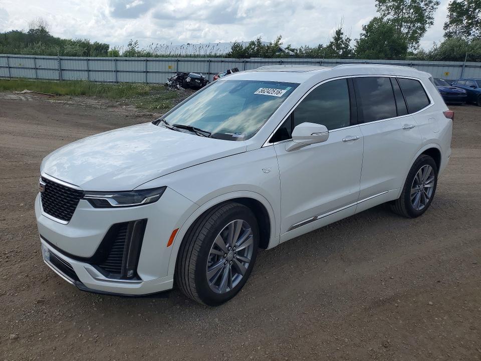 2025 Cadillac Xt6 VIN 1GYKPCRS8SZ122849 COPART salvage auction — HAIL, Oh - Cert Of Title-Salvage, sold $15,400 on 2026-07-13 (photo 1)