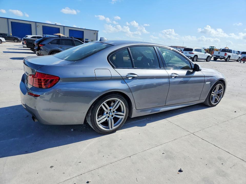 2016 BMW 5 series VIN WBA5B1C52GG551588 COPART salvage auction — BURN, TX - SALVAGE VEHICLE TITLE (P), sold $4,200 on 2026-08-07 (photo 3)