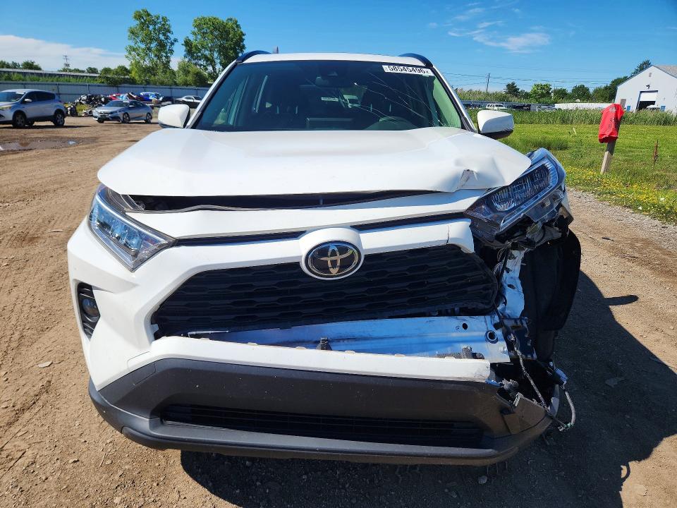 2019 Toyota Rav 4 VIN JTMP1RFV5KD040119 COPART salvage auction — FRONT END, Oh - Cert Of Title-Salvage, sold $9,200 on 2026-07-09 (photo 5)