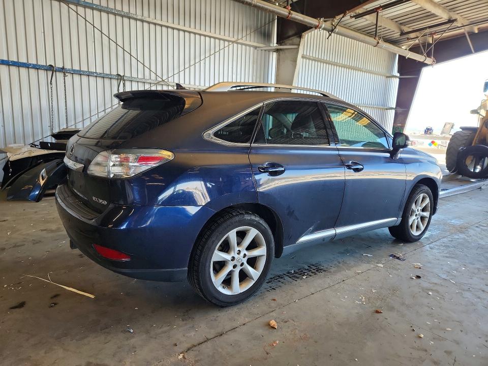 2010 Lexus Rx VIN 2T2ZK1BA9AC021655 COPART salvage auction — BURN, Ca - Salvage Certificate, sold $4,100 on 2026-07-02 (photo 3)