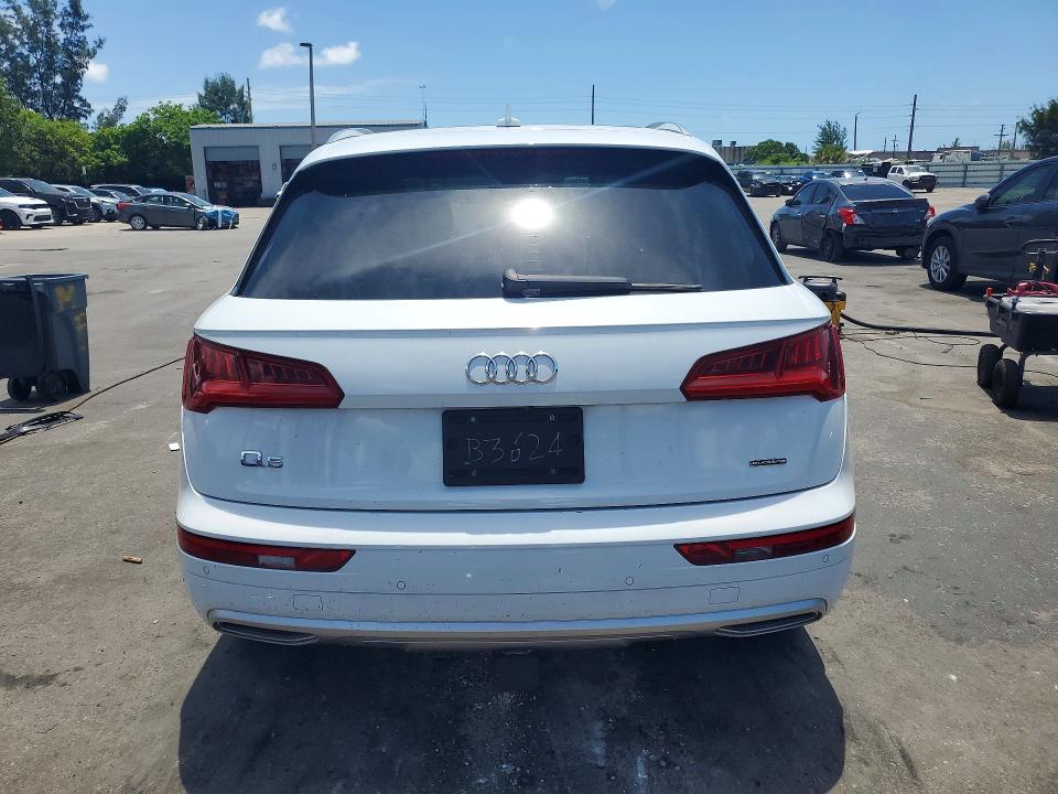 2020 Audi Q5 VIN WA1BNAFY9L2029402 COPART salvage auction — DAMAGE HISTORY, Fl - Cert Of Title-Rebuilt, sold $7,900 on 2026-07-06 (photo 6)