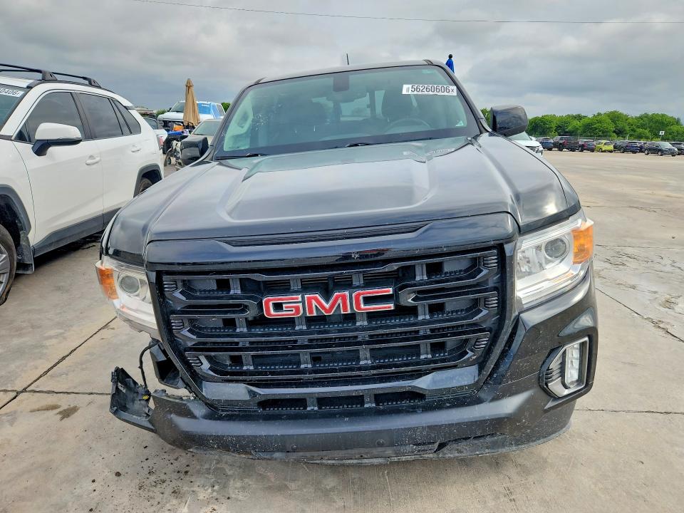2021 Gmc Canyon VIN 1GTG5CEN4M1228959 COPART salvage auction — FRONT END, Tx - Salvage Vehicle Title, sold $6,600 on 2026-07-09 (photo 5)