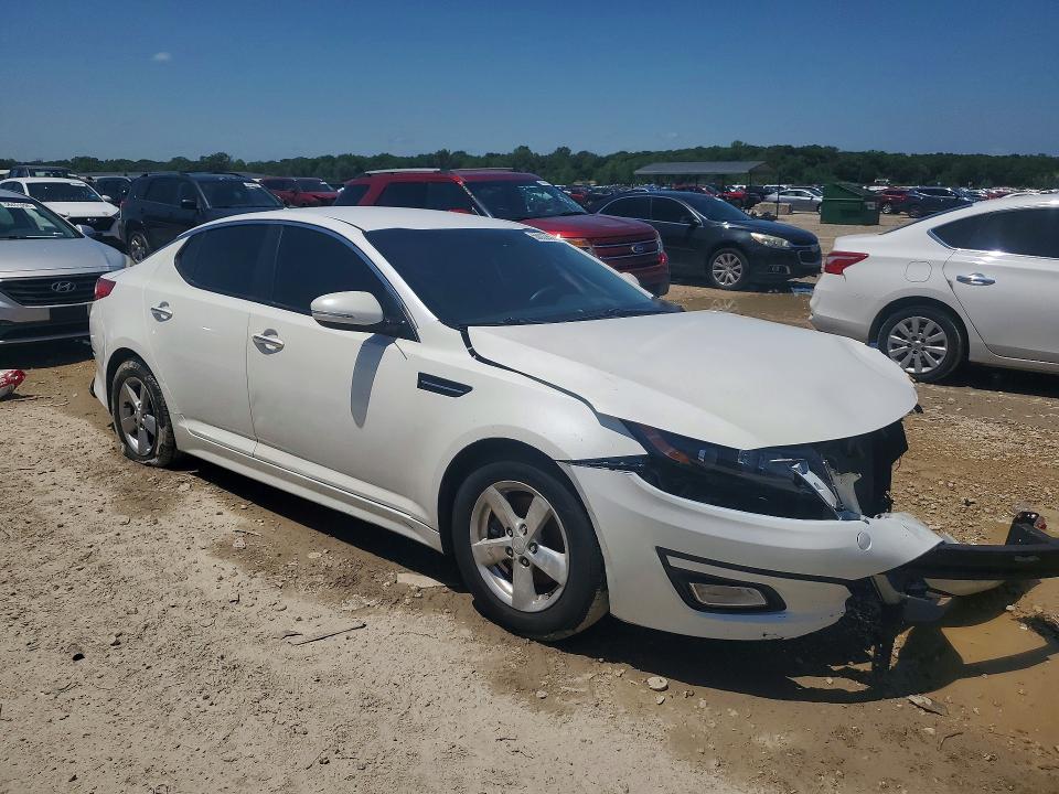 2015 Kia Optima VIN KNAGM4A73F5534415 COPART salvage auction — FRONT END, MO - SALVAGE CERTIFICATE OF TITLE, sold $350 on 2026-07-28 (photo 4)