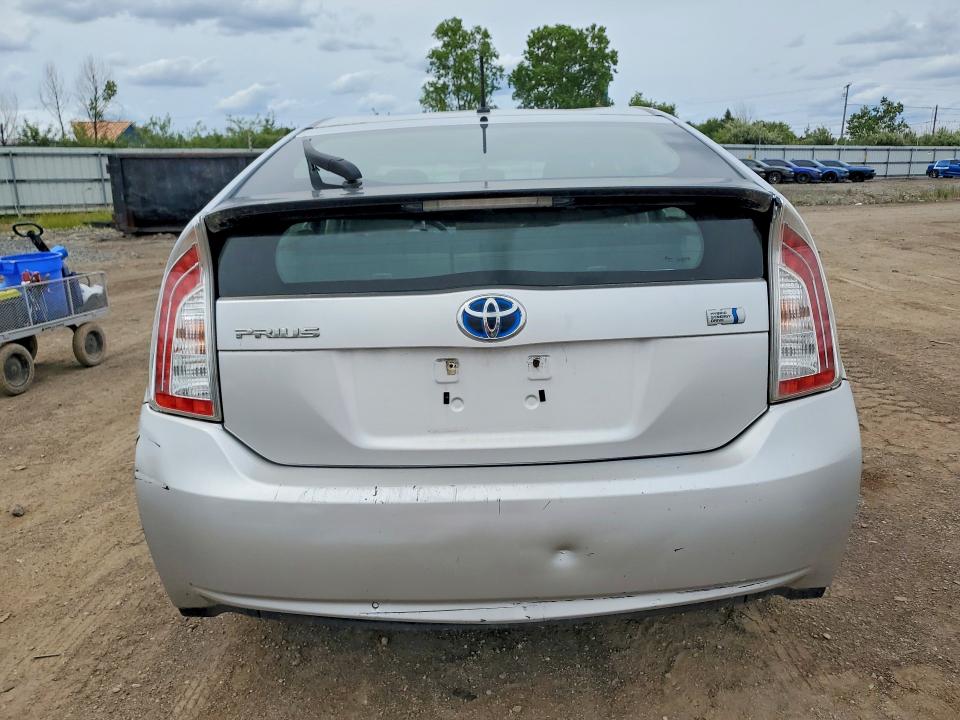 2013 Toyota Prius VIN JTDKN3DU4D0349936 COPART salvage auction — MECHANICAL, Oh - Certificate Of Title, sold $1,450 on 2026-07-02 (photo 6)