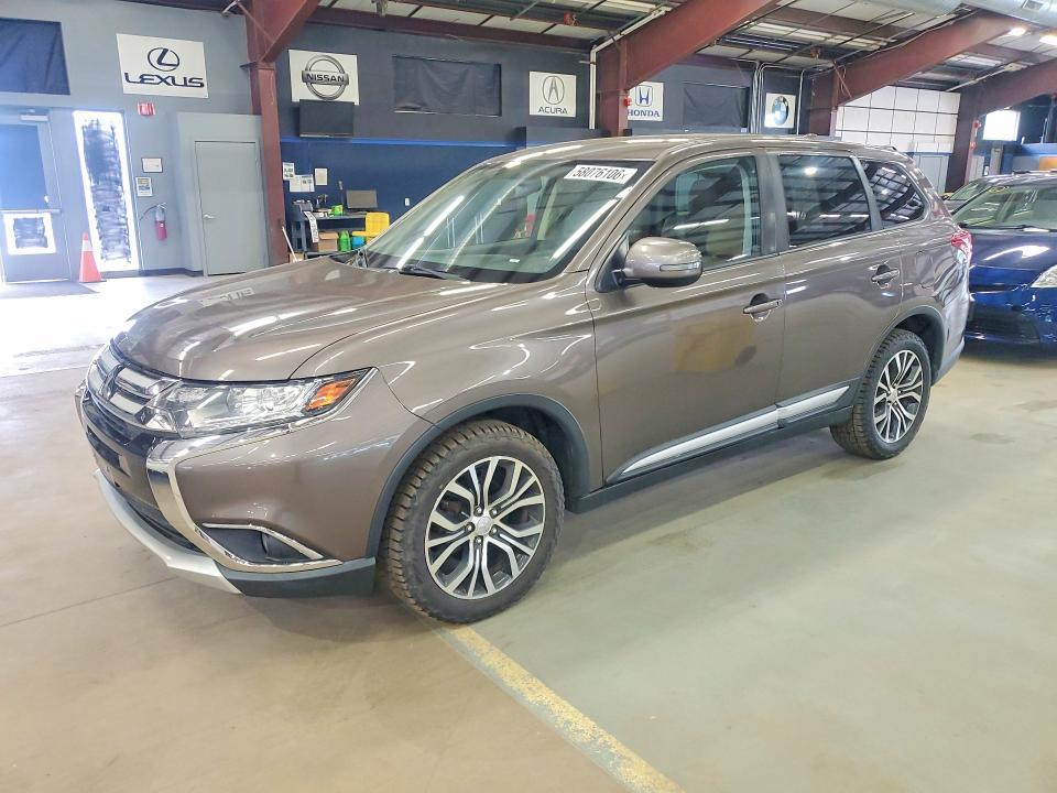 2017 Mitsubishi Outlander VIN JA4AZ3A36HZ054747 COPART salvage auction — MINOR DENT/SCRATCHES, Ny - Certificate Of Title, sold $575 on 2026-07-09 (photo 1)