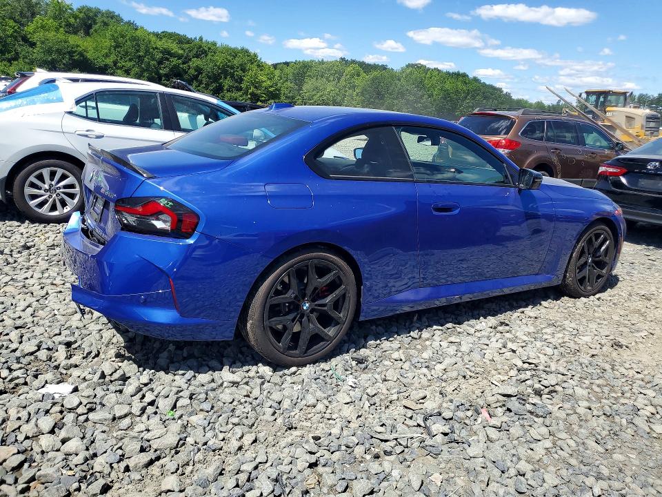 2025 BMW M2 VIN 3MW43CM07S8F54887 COPART salvage auction — REAR END, Tn - Salvage Certificate, sold $17,900 on 2026-07-22 (photo 3)