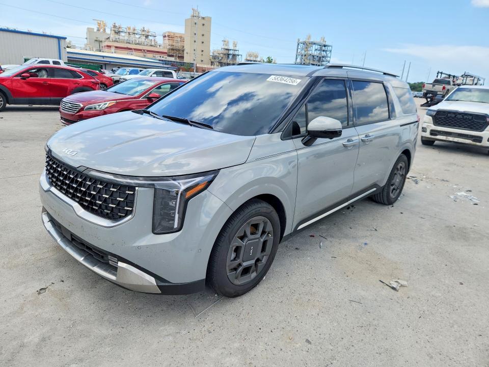 2026 Kia Carnival VIN KNDNE5K34T6571309 COPART salvage auction — WATER/FLOOD, LA - CERT OF TITLE-SALVAGE FLOOD, sold $16,700 on 2026-07-22 (photo 1)