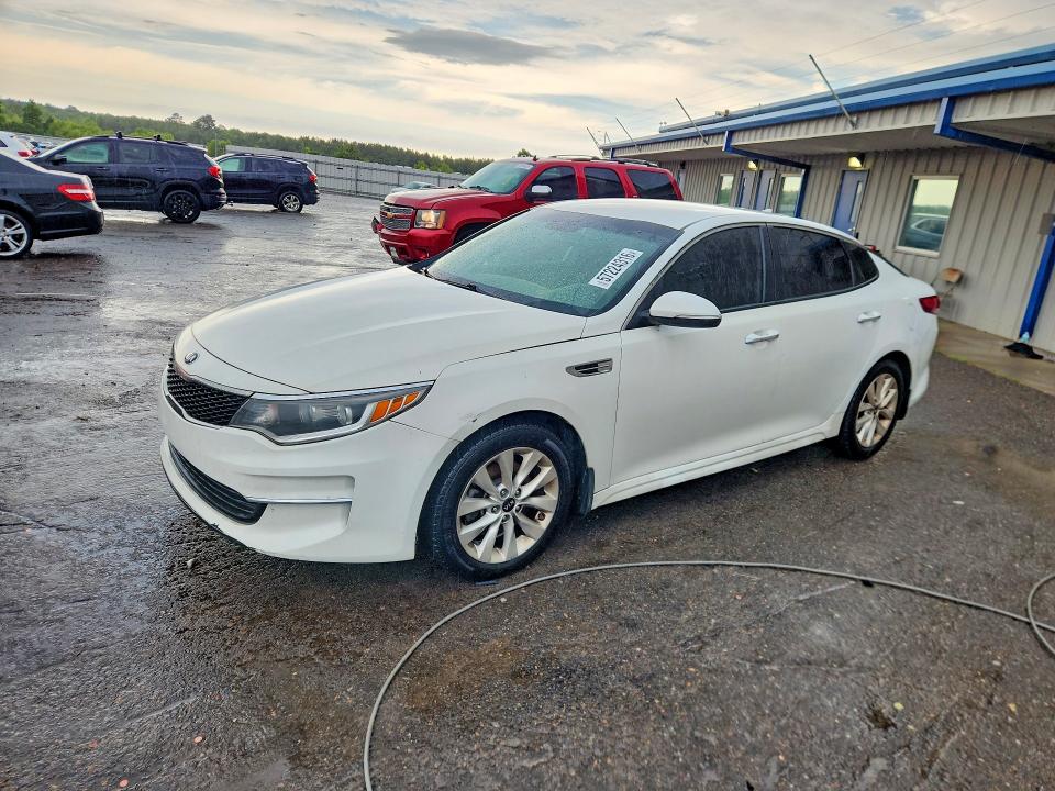 2018 Kia Optima VIN 5XXGT4L3XJG259310 COPART salvage auction — NORMAL WEAR, NC - CERT OF TITLE W/SALVAGE HISTOR, sold $925 on 2026-07-21 (photo 1)