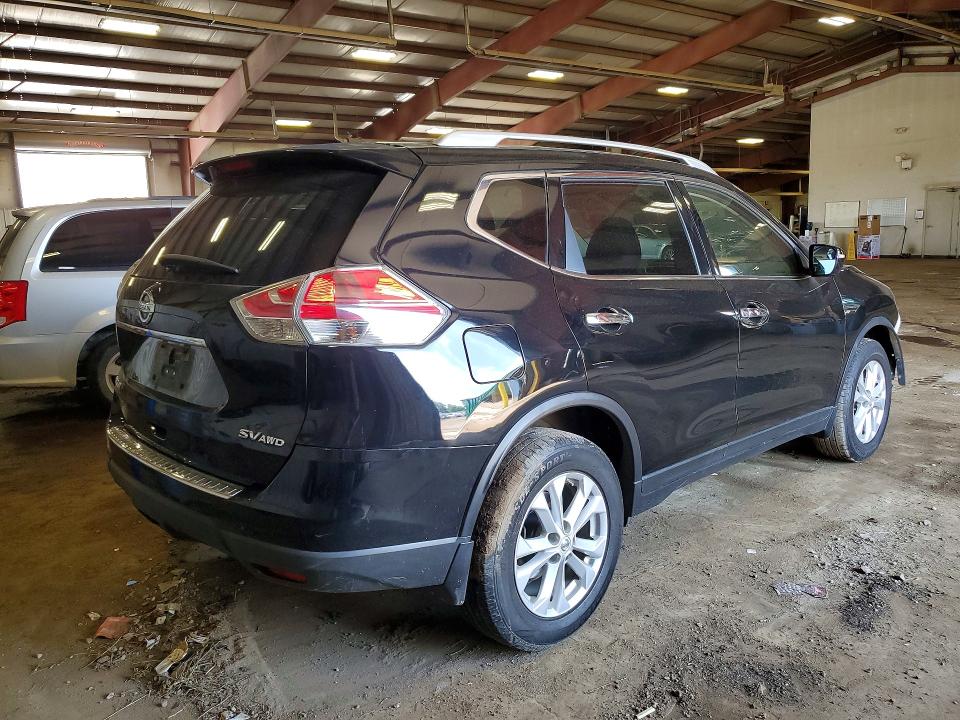 2015 Nissan Rogue VIN KNMAT2MV8FP525529 COPART salvage auction — FRONT END, Mi - Certificate Of Title, sold $425 on 2026-07-31 (photo 3)