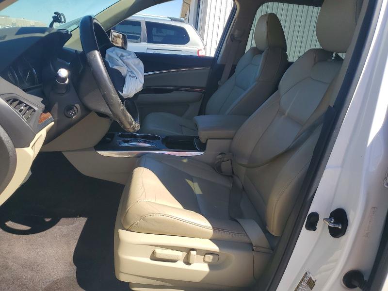 2017 Acura Mdx VIN 5J8YD4H53HL005347 COPART salvage auction — FRONT END, Ia - Salvage W/Salvage History, sold $1,050 on 2026-07-31 (photo 7)