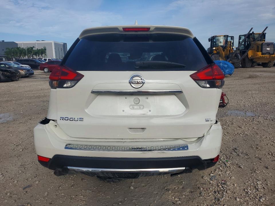 2018 Nissan Rogue VIN JN8AT2MT2JW485241 COPART salvage auction — FRONT END, Fl - Cert Of Ttl-Rebuilt&Slvg Rbld, sold $2,100 on 2026-07-10 (photo 6)