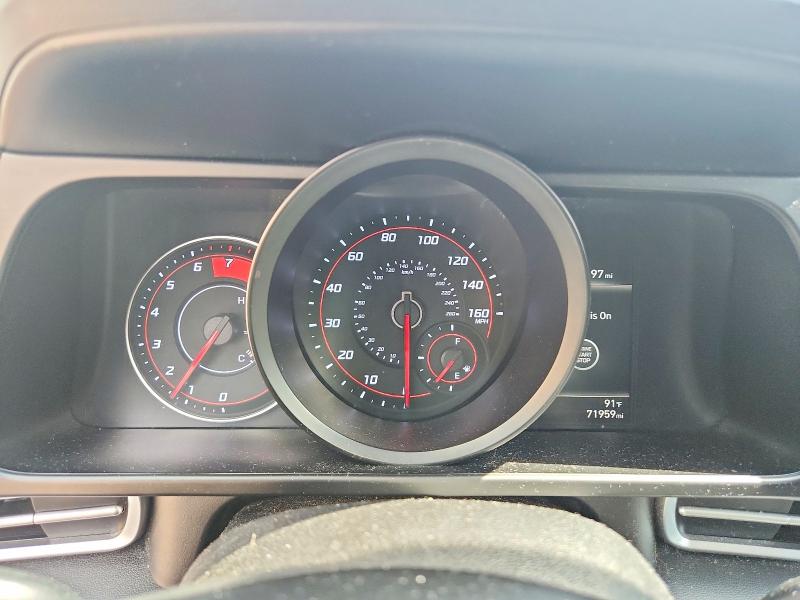 2022 Hyundai Elantra VIN KMHLM4AG3NU224637 COPART salvage auction — HAIL, Al - Cert Of Title-Salvage Title, sold $4,250 on 2026-07-20 (photo 9)