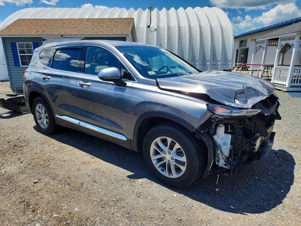 2020 Hyundai Santa fe VIN 5NMS3CAD8LH175586 COPART salvage auction — FRONT END, Ma - Cert Of Title-Salvage, sold $4,850 on 2026-07-02 (photo 4)