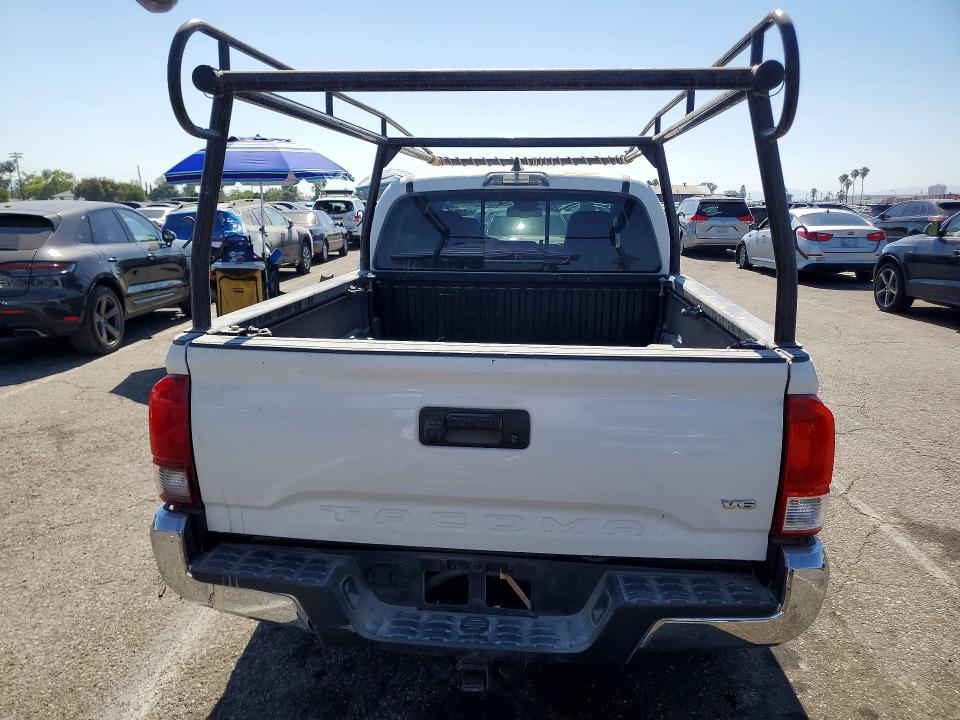 2022 Toyota Tacoma VIN 3TMBZ5DN2NM036780 COPART salvage auction — FRONT END, Ca - Salvage Certificate (P), sold $11,700 on 2026-07-10 (photo 6)