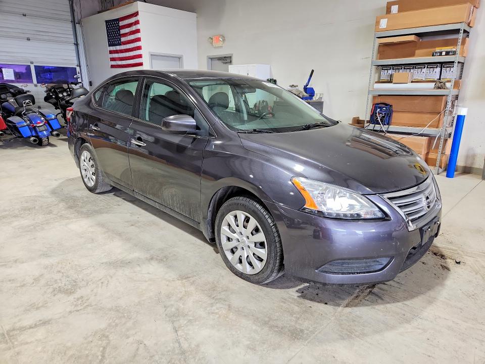2015 Nissan Sentra VIN 3N1AB7AP2FL694319 COPART salvage auction — MINOR DENT/SCRATCHES, Va - Certificate Of Title, sold $650 on 2026-07-06 (photo 4)