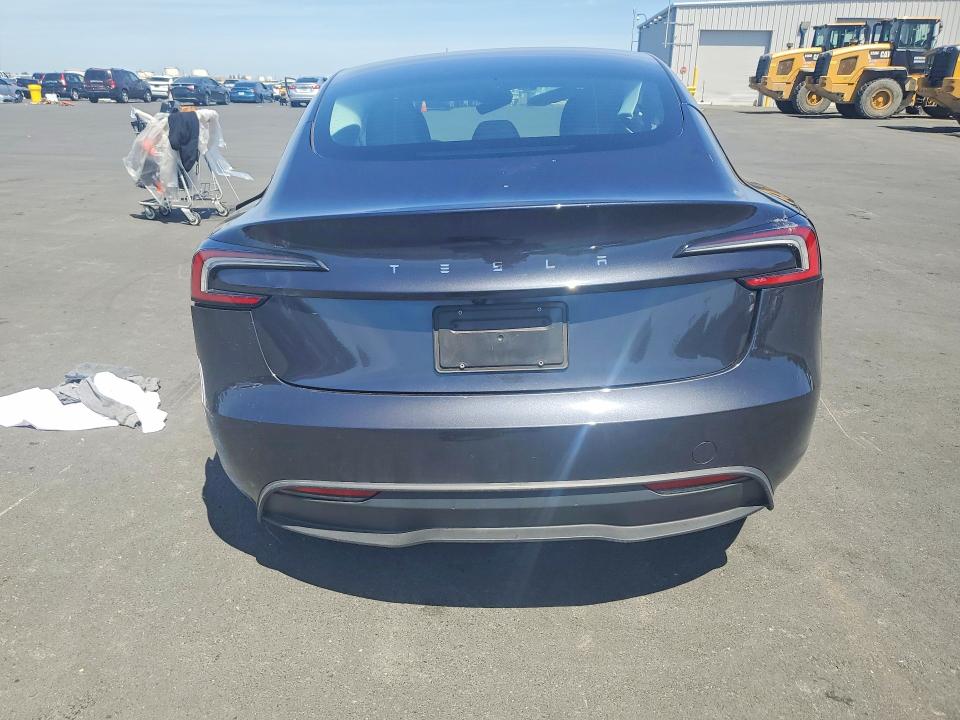 2025 Tesla VIN 5YJ3E1EA5SF058518 COPART salvage auction — FRONT END, CA - SALVAGE CERTIFICATE, sold $8,200 on 2026-07-13 (photo 6)