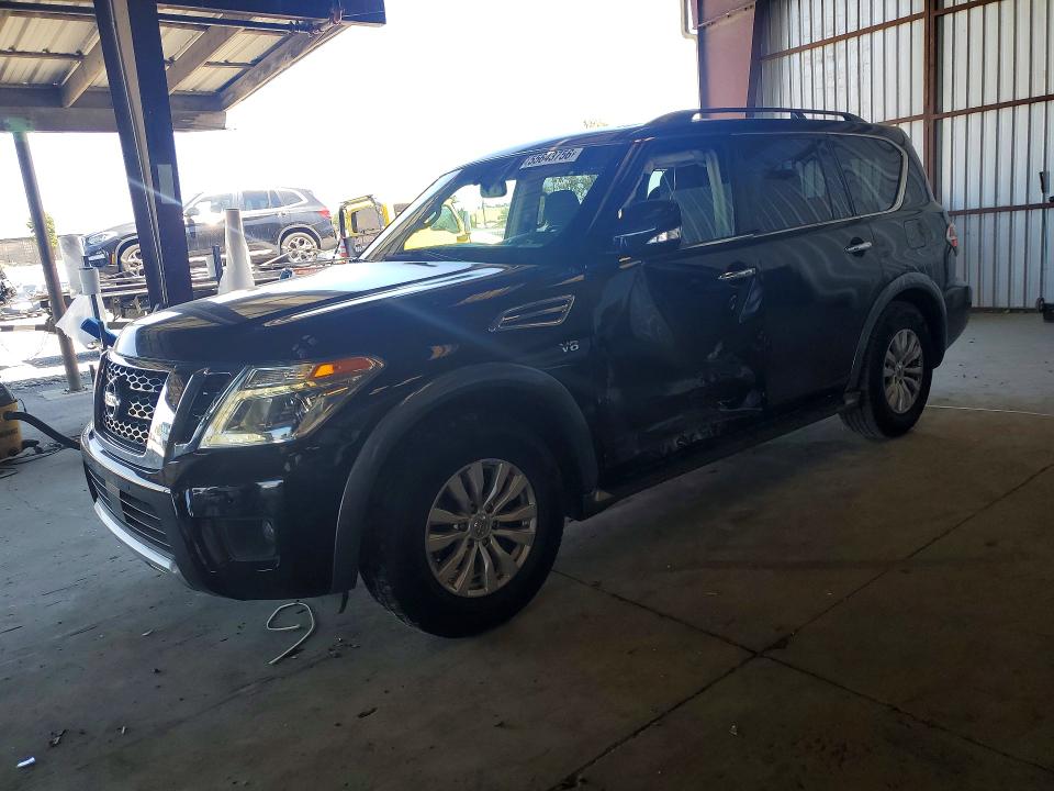 2017 Nissan Armada VIN JN8AY2NDXH9006176 COPART salvage auction — SIDE, CA - SALVAGE CERTIFICATE, sold $1,600 on 2026-07-16 (photo 1)