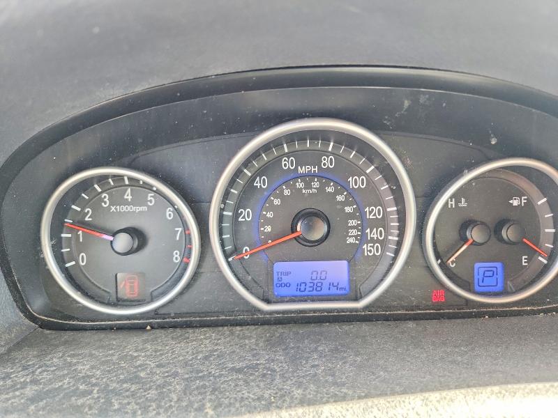2011 Hyundai Veracruz VIN KM8NUDCC5BU155710 COPART salvage auction — FRONT END, UT - SALVAGE CERTIFICATE, sold $1,300 on 2026-07-24 (photo 9)