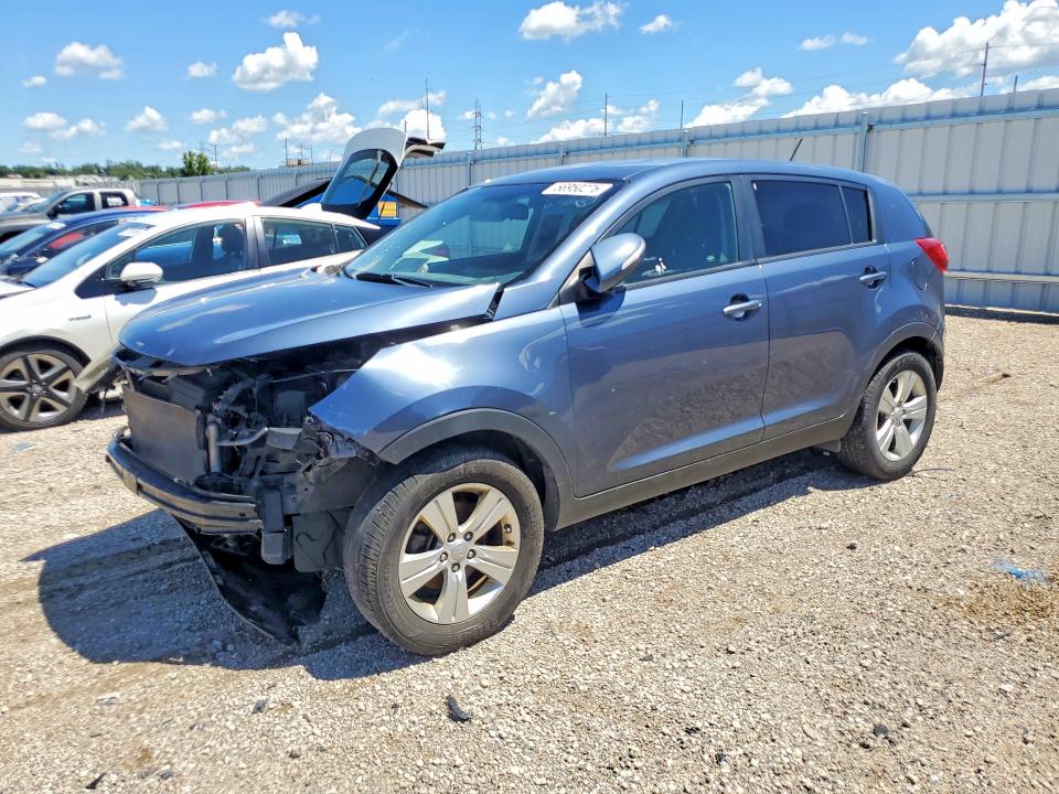 2013 Kia Sportage VIN KNDPB3A20D7533683 COPART salvage auction — FRONT END, Ia - Cert Of Title-Salvage Title, sold $1,150 on 2026-07-22 (photo 1)