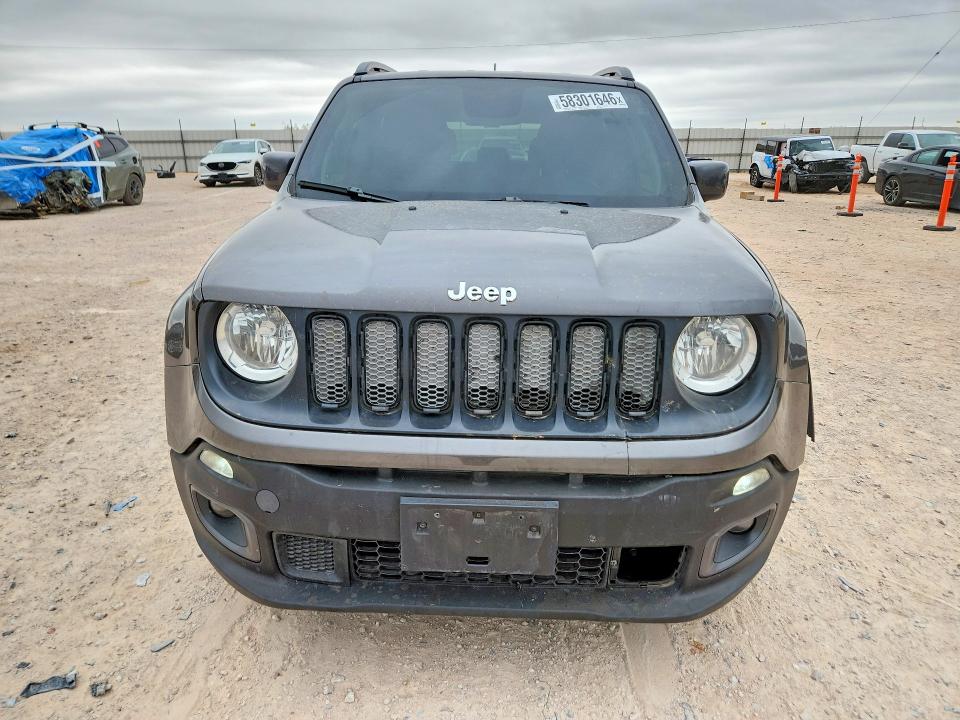 2018 Jeep Renegade VIN ZACCJABB5JPJ68241 COPART salvage auction — FRONT END, Tx - Salvage Vehicle Title, sold $15 on 2026-07-29 (photo 5)