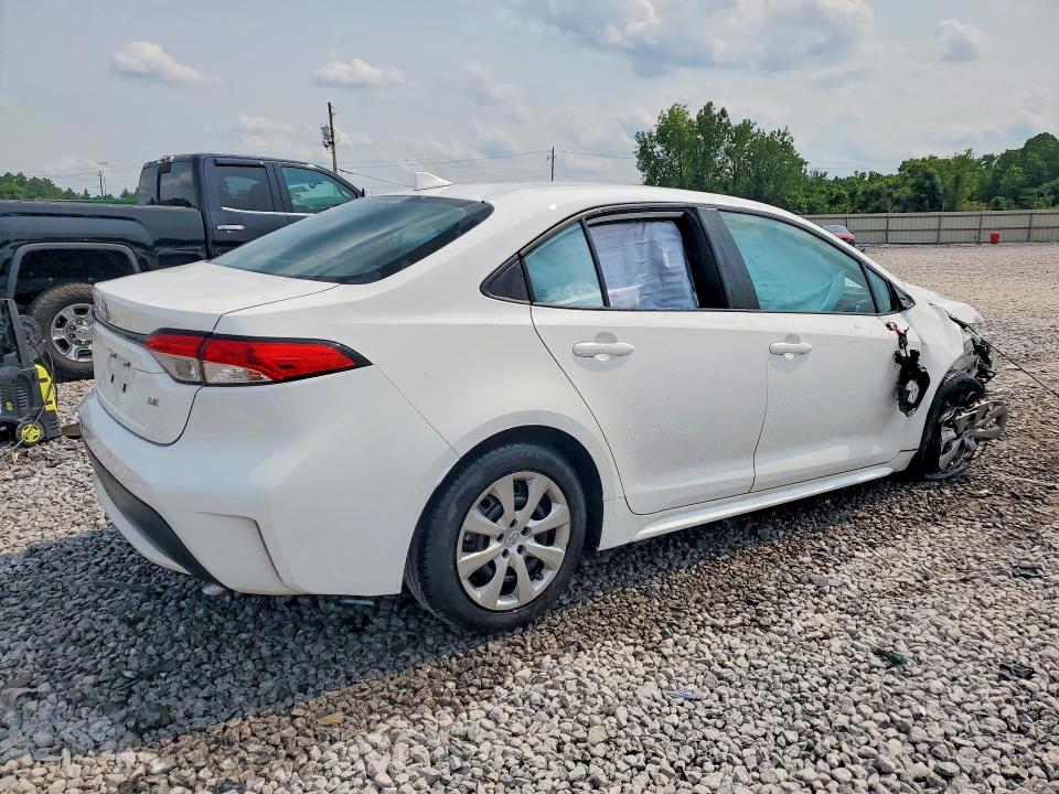 2021 Toyota VIN 5YFEPMAE1MP157860 COPART salvage auction — ROLLOVER, AL - CERT OF TITLE-SALVAGE TITLE, sold $250 on 2026-07-28 (photo 3)