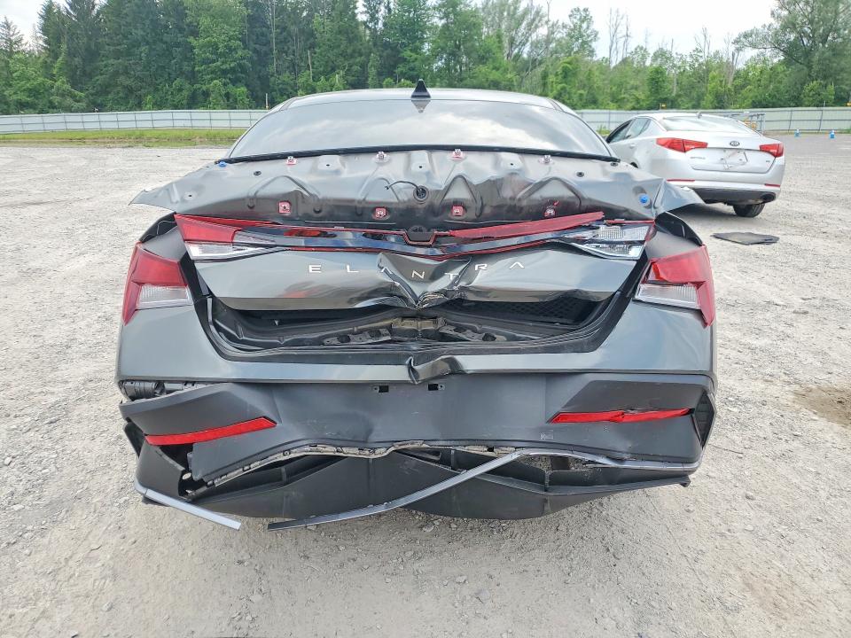 2024 Hyundai Elantra VIN KMHLL4DG9RU835812 COPART salvage auction — REAR END, Ny - Mv-907A Salvage Certificate, sold $5,800 on 2026-07-20 (photo 6)