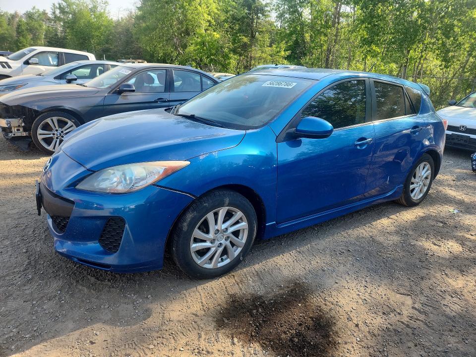 2012 Mazda 3 VIN JM1BL1L71C1603620 COPART salvage auction — FRONT END, Salvage Title, sold $1,100 on 2026-07-14 (photo 1)