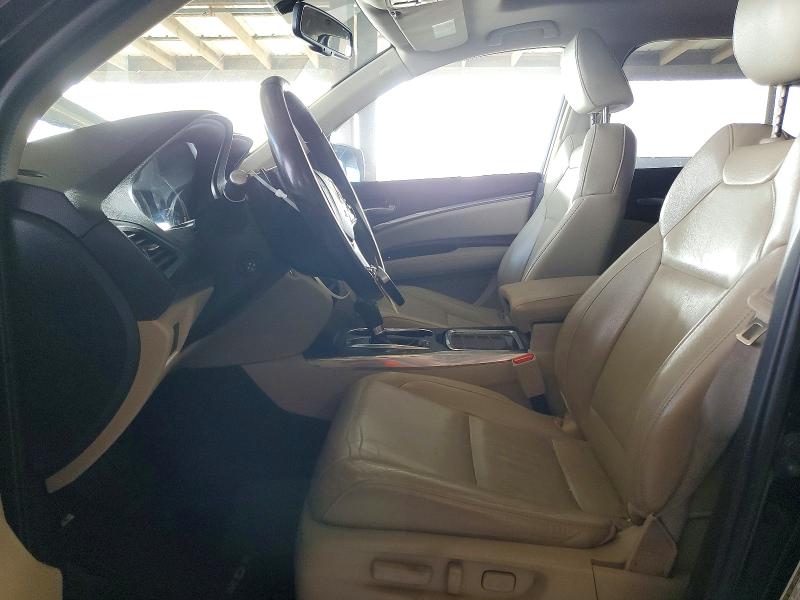2014 Acura Mdx VIN 5FRYD4H20EB031471 COPART salvage auction — FRONT END, Ca - Salvage Certificate, sold $1,350 on 2026-07-30 (photo 7)