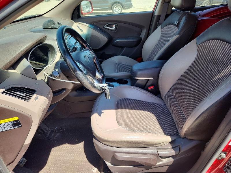 2012 Hyundai Tucson VIN KM8JUCAC5CU444325 COPART salvage auction — FRONT END, UT - SALVAGE CERTIFICATE, sold $1,000 on 2026-07-31 (photo 7)