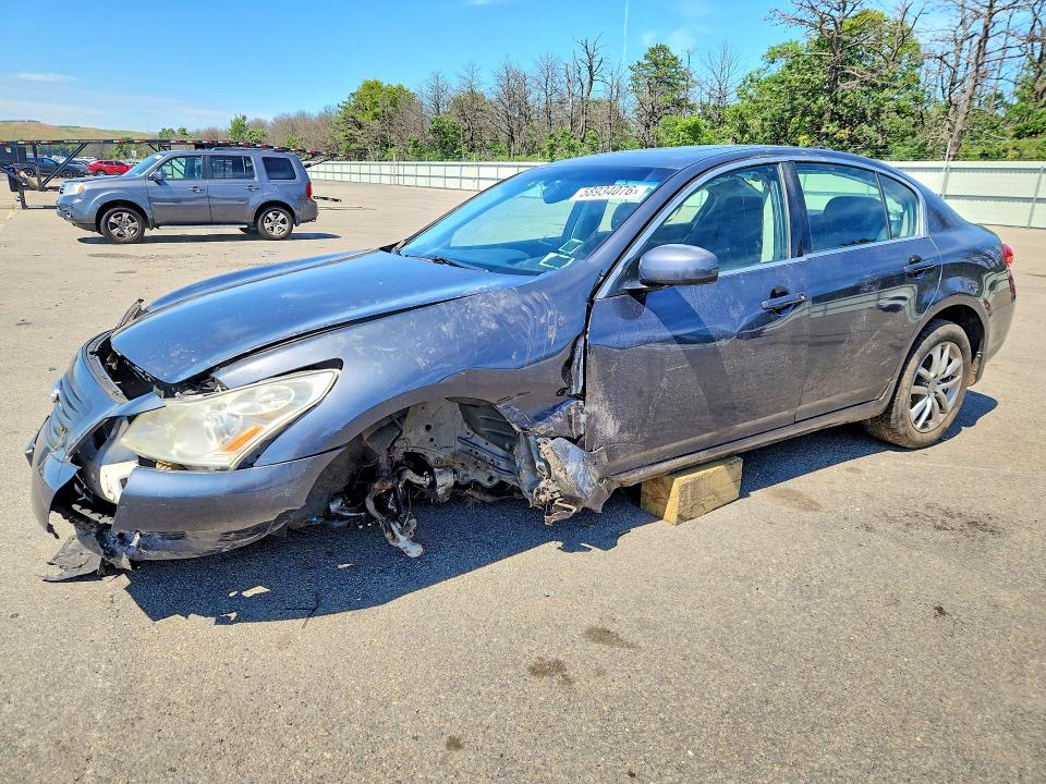 2008 Infiniti G35 VIN JNKBV61F98M267589 COPART salvage auction — FRONT END, Ny - Mv-907A Salvage Certificate, sold $425 on 2026-07-20 (photo 1)