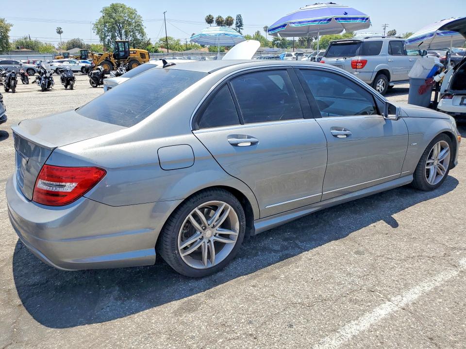 2012 Mercedes-benz C-klasse VIN WDDGF4HB1CR216486 COPART salvage auction — SIDE, Ca - Salvage Certificate, sold $750 on 2026-07-21 (photo 3)