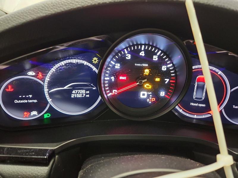 2020 Porsche Cayenne VIN WP1AA2AY9LDA06554 COPART salvage auction — FRONT END, Wi - Cert Of Title-Claim Paid, sold $18,200 on 2026-08-12 (photo 9)