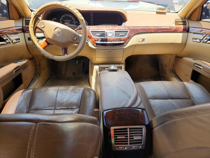 2008 Mercedes-benz S class VIN WDDNG86X18A229643 COPART salvage auction — FRONT END, Fl - Certificate Of Title, sold $750 on 2026-07-22 (photo 8)