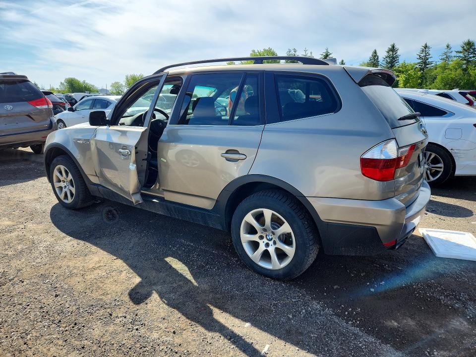 2007 BMW X3 VIN WBXPC93477WF00968 COPART salvage auction — SIDE, On - Permit No Brand - Unfit, sold $650 on 2026-07-07 (photo 2)