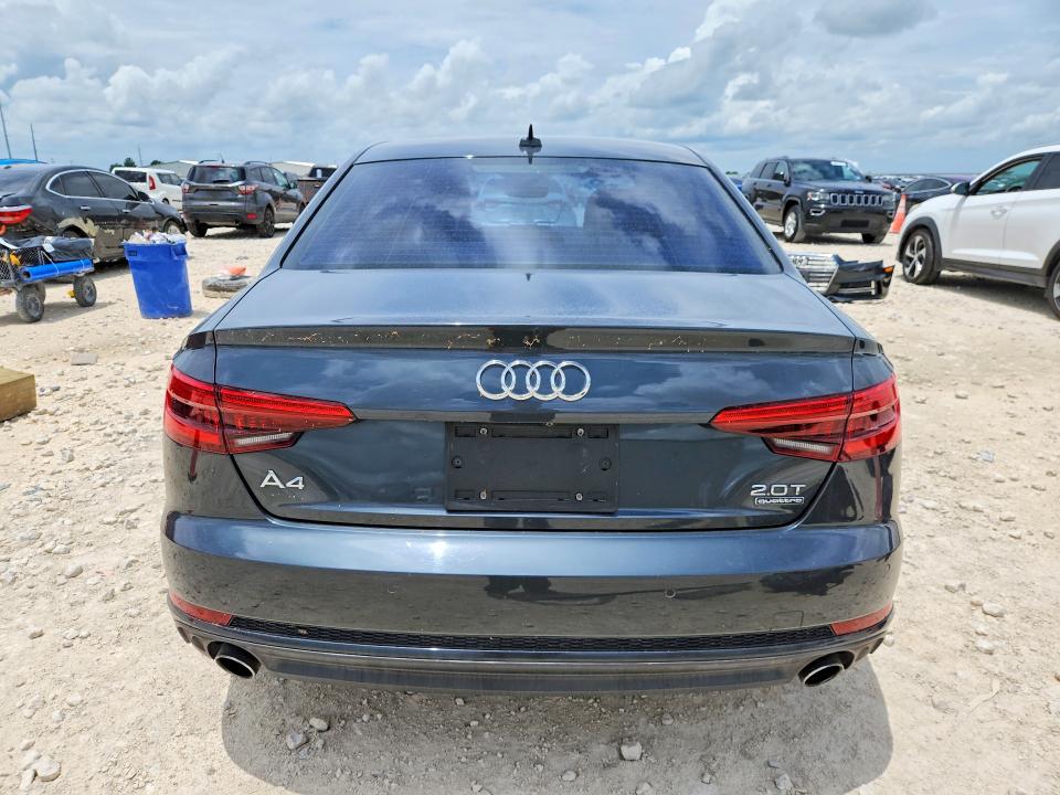 2017 Audi A4 VIN WAUFNAF4XHN000689 COPART salvage auction — FRONT END, Tx - Salvage Vehicle Title, sold $2,750 on 2026-07-30 (photo 6)